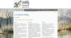 Desktop Screenshot of galerie-vollmy.com