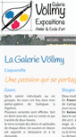 Mobile Screenshot of galerie-vollmy.com