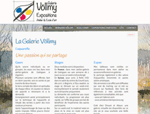 Tablet Screenshot of galerie-vollmy.com